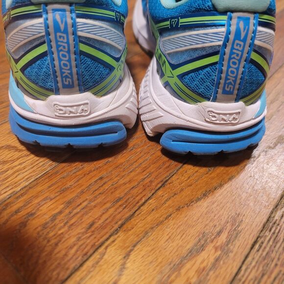Brooks Ravenna 7 Blue Green Running Shoe Womens Size 7 - Picture 6 of 10